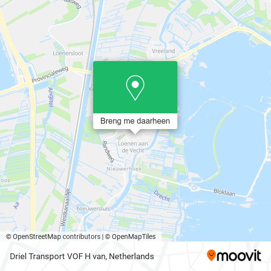 Driel Transport VOF H van kaart