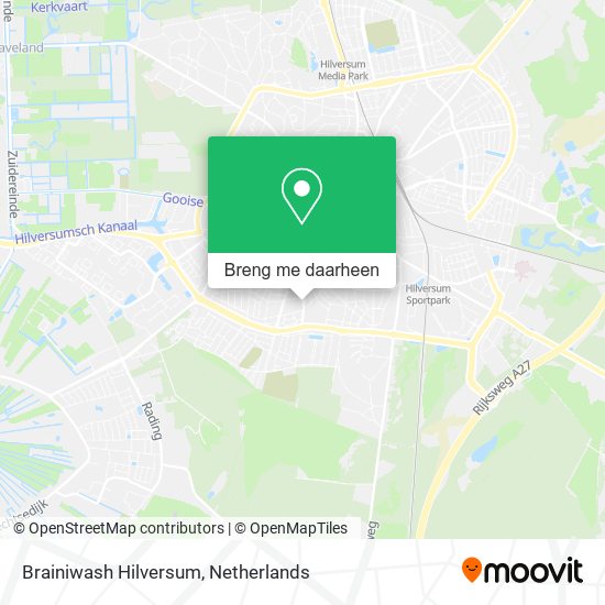 Brainiwash Hilversum kaart