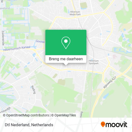 Dtl Nederland kaart
