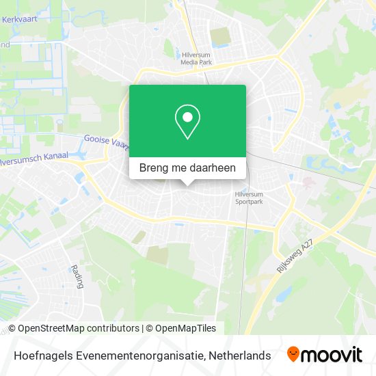 Hoefnagels Evenementenorganisatie kaart