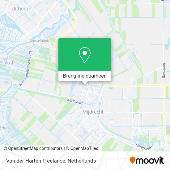 Van der Harten Freelance kaart