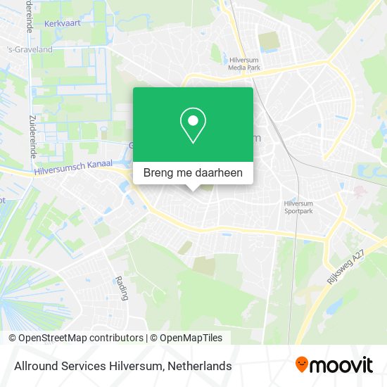 Allround Services Hilversum kaart