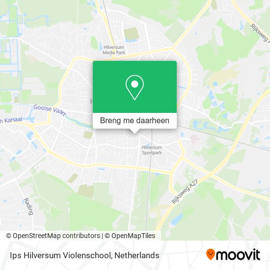 Ips Hilversum Violenschool kaart