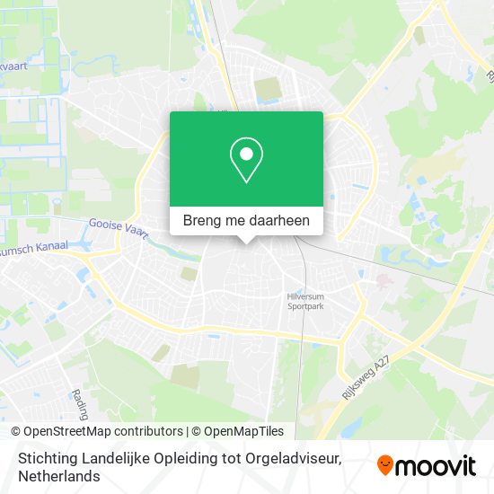 Stichting Landelijke Opleiding tot Orgeladviseur kaart