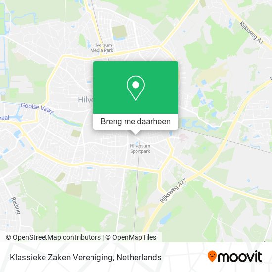 Klassieke Zaken Vereniging kaart