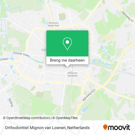 Orthodontist Mignon van Loenen kaart