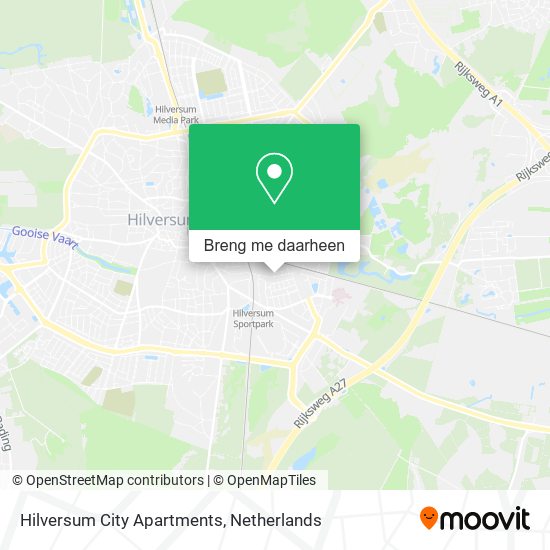 Hilversum City Apartments kaart