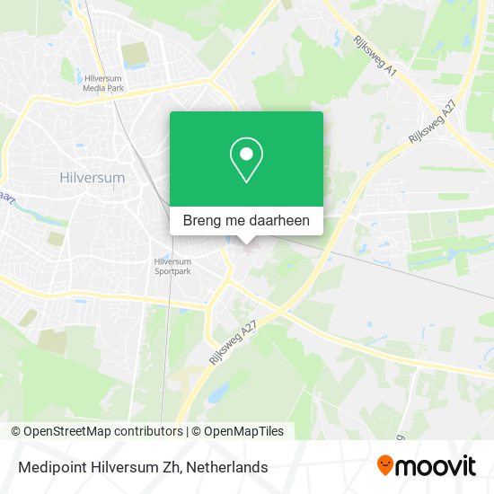 Medipoint Hilversum Zh kaart