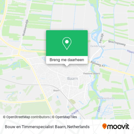 Bouw en Timmerspecialist Baarn kaart