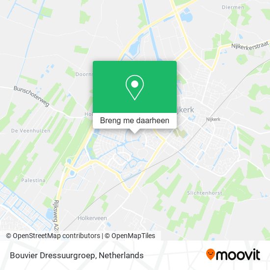 Bouvier Dressuurgroep kaart