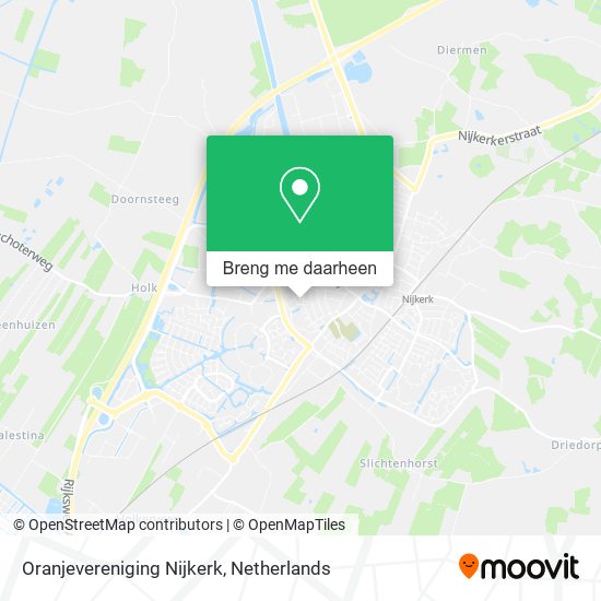 Oranjevereniging Nijkerk kaart