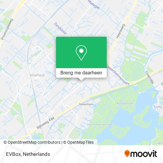 EVBox kaart