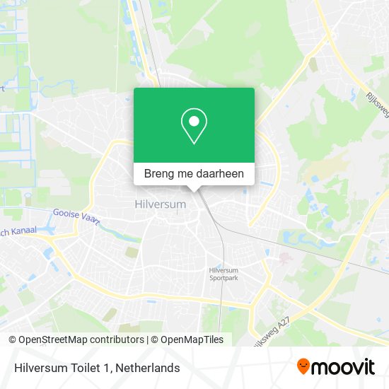 Hilversum Toilet 1 kaart