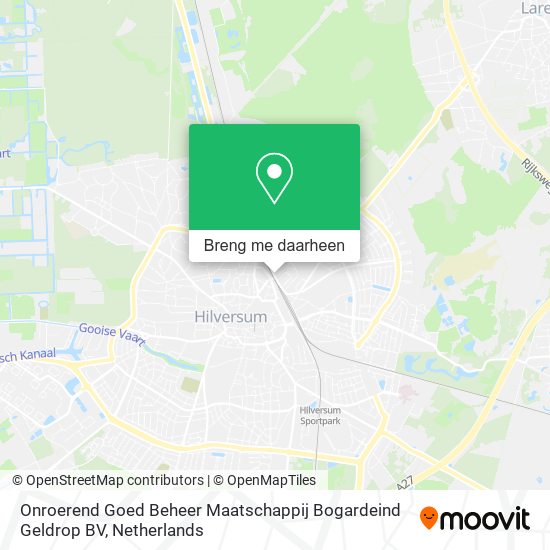 Onroerend Goed Beheer Maatschappij Bogardeind Geldrop BV kaart