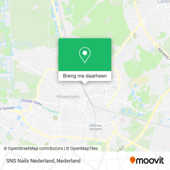 SNS Nails Nederland kaart
