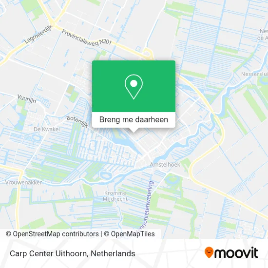 Carp Center Uithoorn kaart