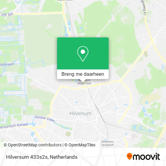 Hilversum 433s2s kaart