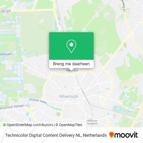 Technicolor Digital Content Delivery NL kaart