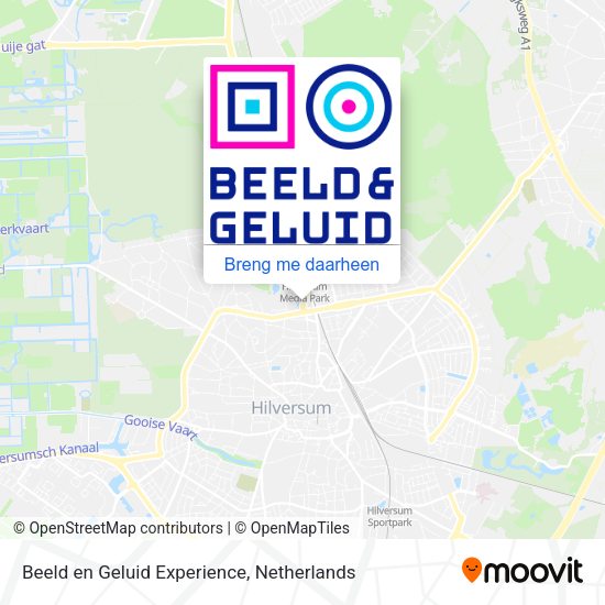 Beeld en Geluid Experience kaart
