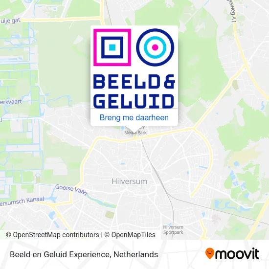 Beeld en Geluid Experience kaart