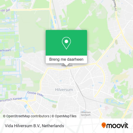 Vida Hilversum B.V. kaart