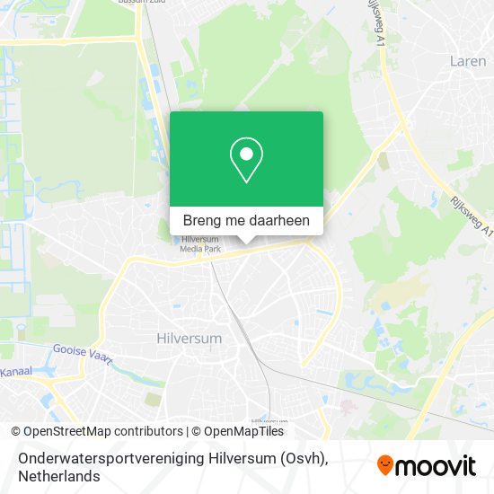 Onderwatersportvereniging Hilversum (Osvh) kaart