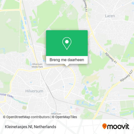 Kleinetasjes.Nl kaart