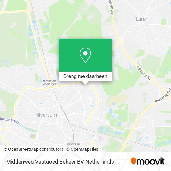 Middenweg Vastgoed Beheer BV kaart