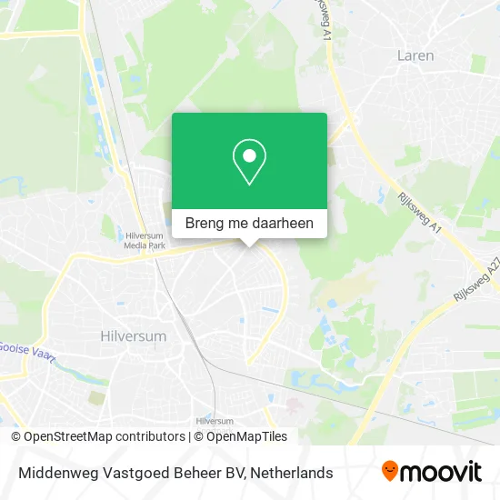 Middenweg Vastgoed Beheer BV kaart