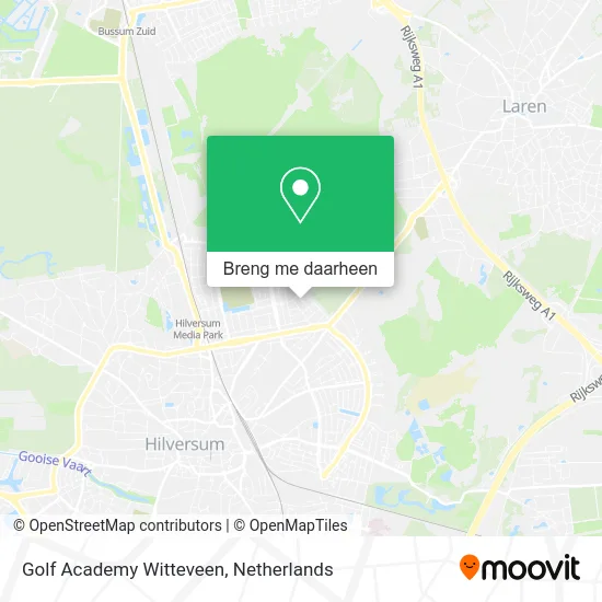 Golf Academy Witteveen kaart