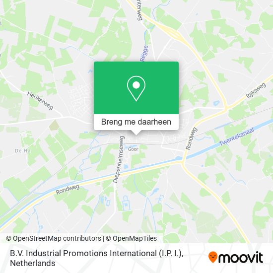 B.V. Industrial Promotions International (I.P. I.) kaart