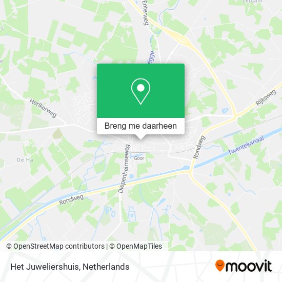 Het Juweliershuis kaart