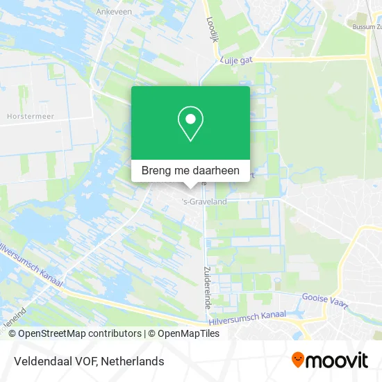 Veldendaal VOF kaart