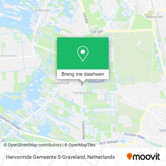 Hervormde Gemeente S-Graveland kaart