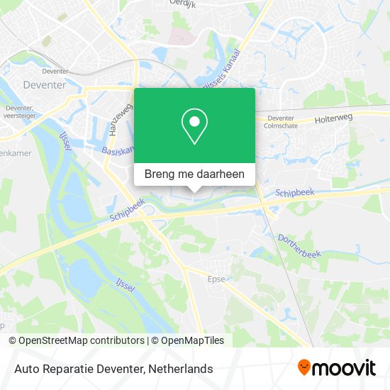 Auto Reparatie Deventer kaart