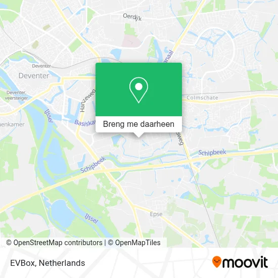 EVBox kaart