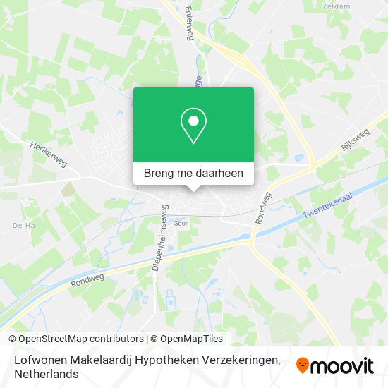 Lofwonen Makelaardij Hypotheken Verzekeringen kaart