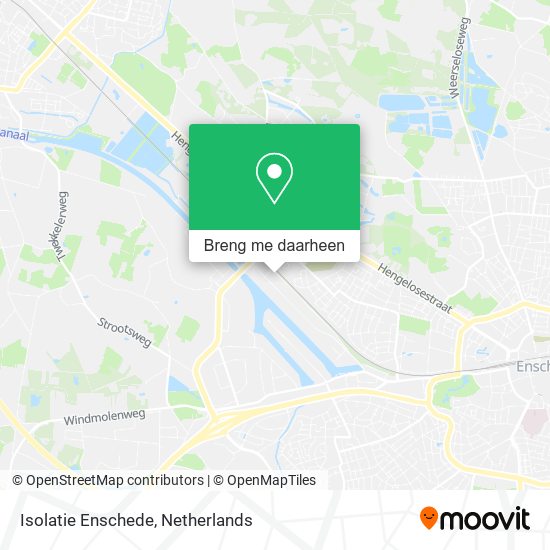 Isolatie Enschede kaart