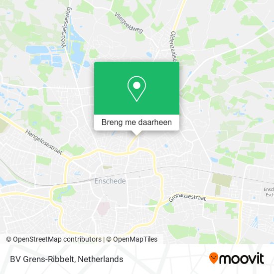 BV Grens-Ribbelt kaart