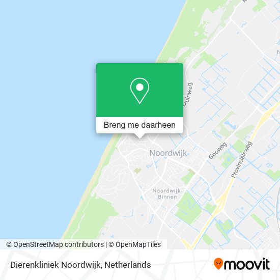 Dierenkliniek Noordwijk kaart