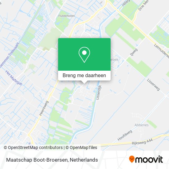 Maatschap Boot-Broersen kaart