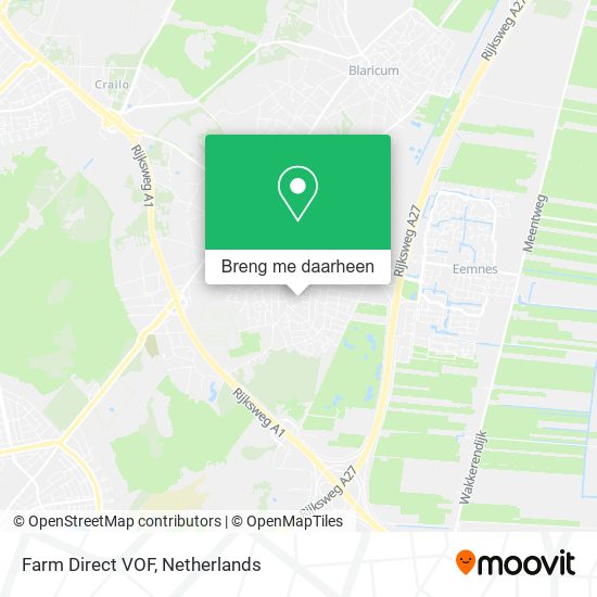 Farm Direct VOF kaart