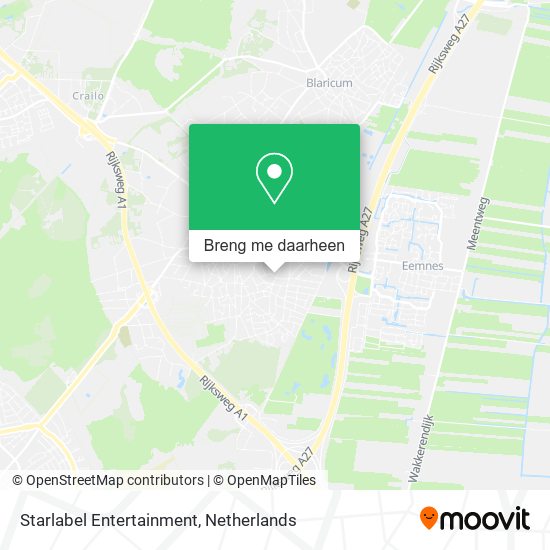 Starlabel Entertainment kaart