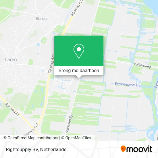 Rightsupply BV kaart