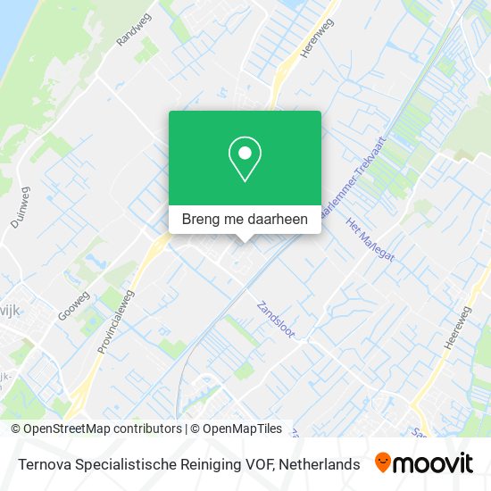 Ternova Specialistische Reiniging VOF kaart