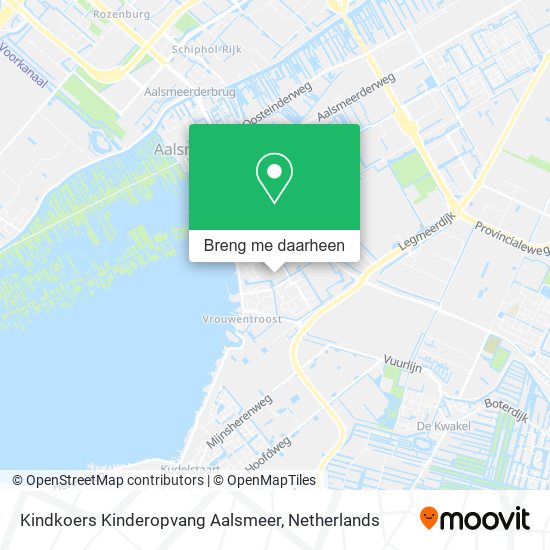 Kindkoers Kinderopvang Aalsmeer kaart