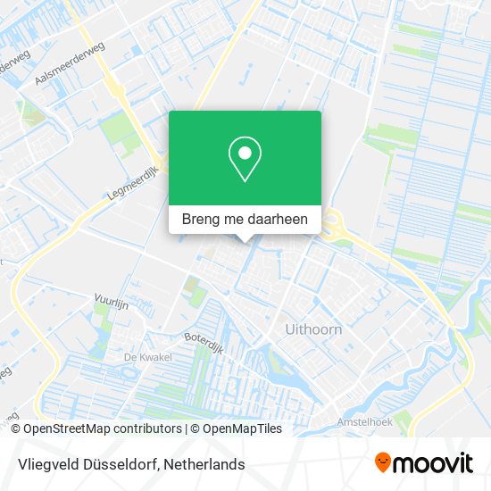 Vliegveld Düsseldorf kaart