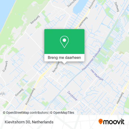 Kievitshorn 30 kaart