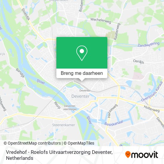 Vredehof - Roelofs Uitvaartverzorging Deventer kaart