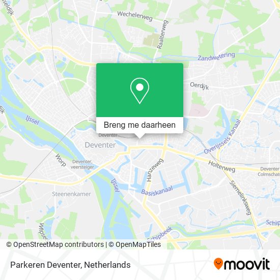 Parkeren Deventer kaart